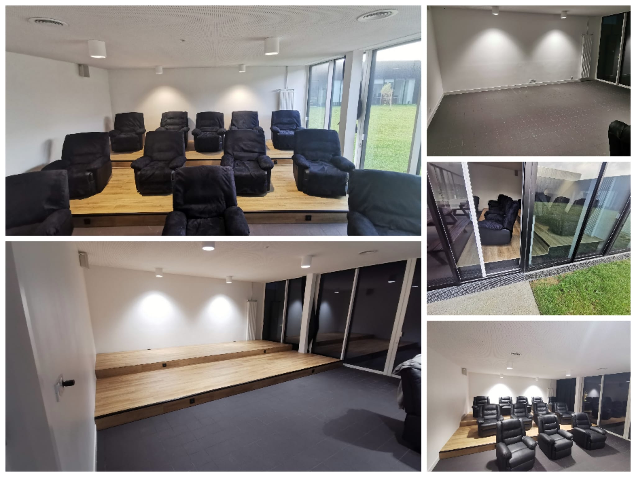 Estrade de cinéma sur mesure